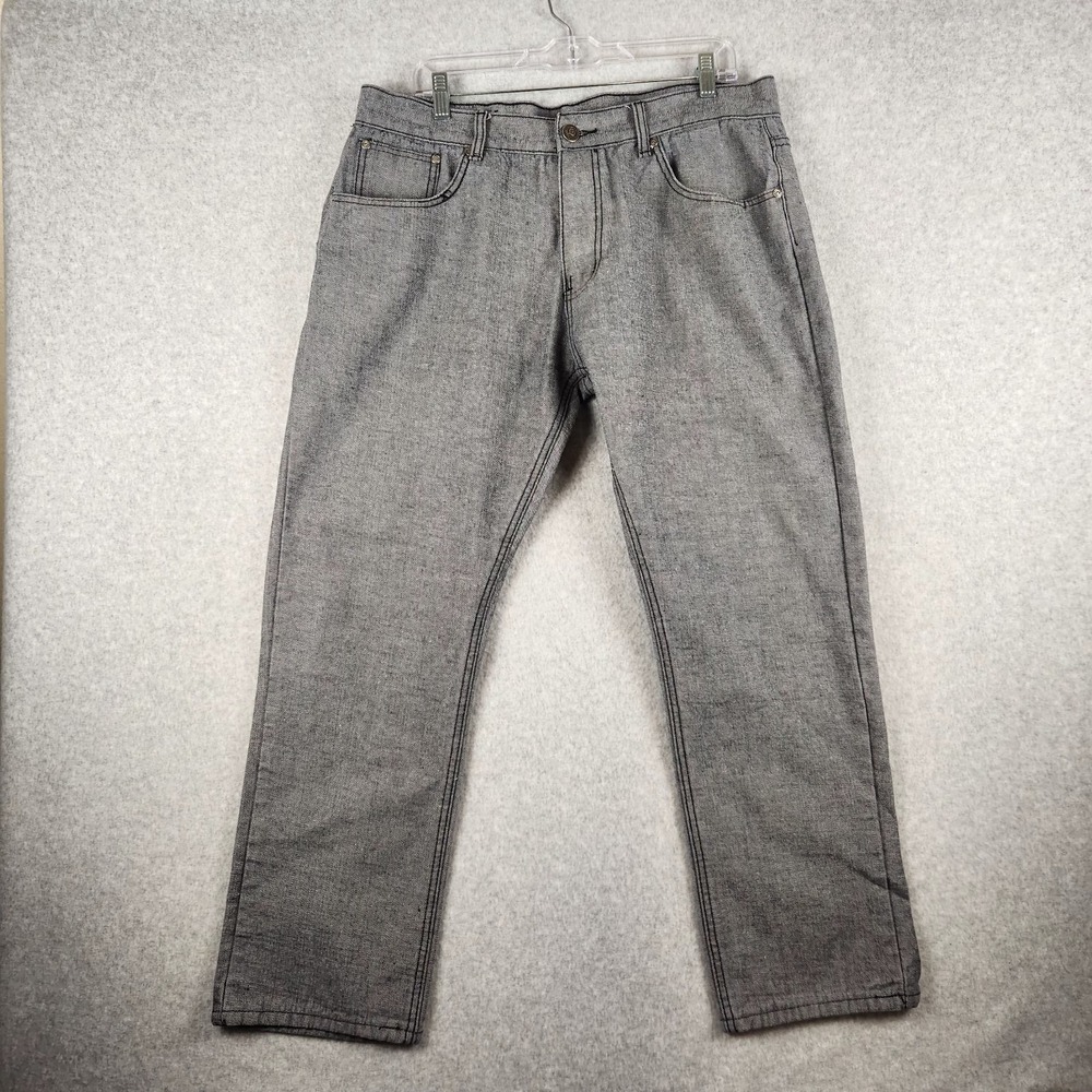 Mecca Jeans Mens 38x30 Gray Y2K Skater StreetWare‎